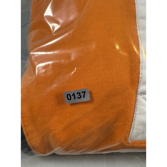 Converse x Koché Colorblock Rugby Shirt Pullover Orange Black White XS - Picture 7 of 7